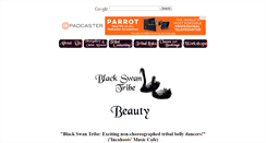 Desktop Screenshot of blackswantribe.com.au
